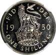 United Kingdom 1 Shilling GREAT BRITAIN George VI PROOF 1950  English Crest NGC PF63 KM#876 (21) FB