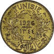 1 Franc Tunisia 1345 (1926)  Chambers of Commerce KEY DATE UNC KM# 247 (21 434) SPL