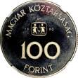 100 Forint HUNGARY PROOF 1990 BP  S.O.S NGC PF67 ULTA CAMEO TOP GRADE KM#700(4) FB