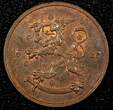 FINLAND Copper 1935 5 Penniä CHOICE UNC KM# 22 (24 005) SPL