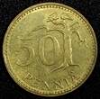 50 Pennia Finland Aluminum-Bronze 1969 S  UNC/BU Toned KM# 48 (24 112) SPL