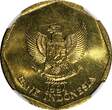 100 Rupiah INDONESIA 1994  Buffalo Racing NGC UNC DETAILS KM# 53 (09) NGC SPL DETAILS KM