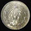 1 Peso Mexico ESTADOS UNIDOS MEXICANOS Silver 1944  aUNC KM# 455 (27 414)