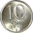 SWEDEN Gustaf V Silver 1942-1950 10 Ore UNC/BU KM# 813 RANDOM PICK (1 COIN) (29) SPL