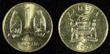 1 Kwacha Zambia Brass 1992  Two Taita falcons UNC KM# 38 RANDOM PICK (1 Coin) (3) SPL