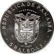 5 Balboas Panama Silver PROOF 1970 FM  NGC PF67 CAM.Central Americ.Games KM#28(9) FB