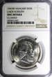5 Forint Hungary Lajos Kossuth Silver 1947 BP  1 Year NGC UNC DET.KM# 534a (047) NGC SPL DET