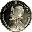 United States 1/2 Balboa PANAMA PROOF 1974  Mintage-18,000 NGC PF67 ULTRA CAMEO KM# 12b (41) FB
