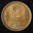 Bronze Denmark Christian X  1915 VBP; GJ 2 Ore UNC KM# 813.1 (27 692) SPL
