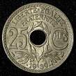 25 Centimes France Nickel-Bronze 1939  KM# 867b (27 991) Uncertified