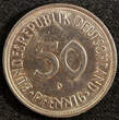 50 Pfennig Germany - Federal Republic 1950 D  Munich UNC KM# 109.1 (23 300) SPL