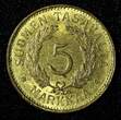 5 Markkaa 1946 Finland Brass 1948 L  UNC KM# 31a (27 680) SPL