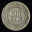 100 Reis BRAZIL Copper-Nickel 1923  Rio de Janeiro Mint KM# 518 (27 598) Uncertified