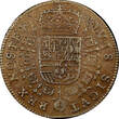 Token Brussels.Spain.Brabant Philip IV Copper  1658 aUNC Double Struck 32mm (02)