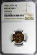 1 Santims Latvia Bronze 1932  NGC UNC DET.Struck at Switzerland. KM# 1 (032) NGC SPL DET