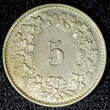 5 Rappen SWITZERLAND Copper-Nickel 1929  UNC Toned KM# 26 (23 372) SPL