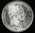 10 Øre DENMARK Christian IX Silver 1897 VBP  UNC KM# 795.2 (24 718) SPL