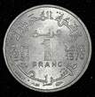 France 1 Franc Morocco Mohammed V AH 1370 (1951)  Paris Mint UNC Y# 46 (27 382) SPL