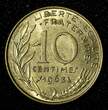 10 Centimes FRANCE Aluminum-Bronze 1963  UNC KM# 929 (27 673) SPL