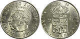 2 Kronor SWEDEN Gustaf VI Silver 1952-1966 TS  UNC/BU KM# 827 RANDOM PICK (1 C.) SPL