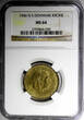 1 Krone Denmark Aluminum-Bronze Christian X 1946 NS  NGC MS64 KM# 835 (030)