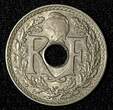25 Centimes France Nickel-Bronze 1939  KM# 867b (27 991) Uncertified