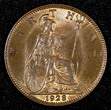 United Kingdom 1928 Farthing 1928 Great Britain George V (1910-1936) Bronze  ch.UNC RED KM#825 (958) SPL