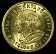 1 Centavo 1990 Guatemala Bartolome de las Casas Brass 1991  UNC KM# 275.3 (24 620) SPL