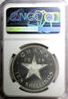 10 Shillings Ghana Silver Proof 1958  NGC PF62 Mintage-11,000 Independence KM# 7 FB