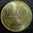 20 Pfennig Germany - Democratic Republic 1983 A  Rainbow Toned UNC KM# 11 (579) SPL