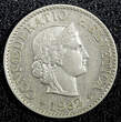 5 Rappen SWITZERLAND Nickel 1932  1st Year Type UNC Toned KM# 26b (23 368) SPL