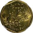100 Rupiah INDONESIA 1994  Buffalo Racing NGC UNC DETAILS KM# 53 (09) NGC SPL DETAILS KM