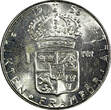 1 Krona SWEDEN Gustaf VI Silver 1952-1968 TS  UNC/BU KM# 826 RANDOM PICK (1 COIN) SPL