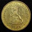 50 Pennia Finland Aluminum-Bronze 1965 S  UNC/BU Toned KM# 48 (24 110) SPL