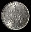 1 Franc FRANCE Nickel 1960  UNC KM# 925.1 (27 743) SPL