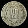 100 Reis BRAZIL Copper-Nickel 1927  Rio de Janeiro Mint KM# 518 (27 596) Uncertified