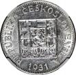 Czech Republic 10 Korun Czechoslovakia Silver 1931  30 mm NGC UNC DETAILS KM# 15 (002) NGC SPL DETAILS KM