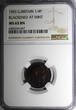 United Kingdom 1903 Farthing 1903 Great Britain Edward VII Bronze  NGC MS65 BN Blackened KM# 792 (47)
