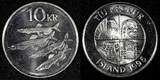 Tanzania, United Republic of 10 Krónur ICELAND 1996  Fishes Magnetic GEM BU KM# 29.1a RANDOM PICK (1 COIN )(1) Uncertified