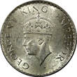 1/4 Rupee India-British George VI Silver 1940 (B)  Bombay UNC KM# 545 (22 336) SPL