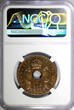 10 Cents East Africa Bronze PROOF 1949  NGC PF62 BN 1 GRADED HIGHEST KM# 34 (49) FB