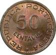 50 Centavos Mozambique Portuguese Colony Bronze 1957  UNC KM# 81 (24 057) SPL