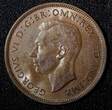 United Kingdom 1 Penny Great Britain George VI Bronze 1945  WWII UNC KM# 845 (27 750) SPL
