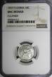 10 Cents French Indo-China Silver 1937  1 Year Type NGC UNC DETAILS KM# 16.2 (3) NGC SPL DETAILS KM