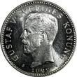 2 Kronor Sweden Gustav V Silver 1922 -W  Mintage-201,821 NICE UNC KM# 787 (633) SPL