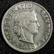 5 Rappen SWITZERLAND Nickel 1938  UNC Toned KM# 26b (23 892) SPL