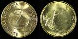 Slovenia 1999 2 Tolarja A barn swallow UNC KM# 5 RANDOM PICK (1 Coin) (862) SPL