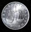 1 Lira Italy Aluminum 1954 R  Weighting Scale UNC KM# 91 (27 678) SPL