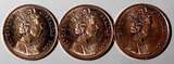 1 Penny Gibraltar Elizabeth II 2004  British Occupation BU KM#1046 RANDOM PICK Uncertified