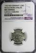 1/24 Thaler Germany MECKLENBURG-STRELITZ Silver 1755 HCB  NGC UNC KM# A64 (024) NGC SPL KM